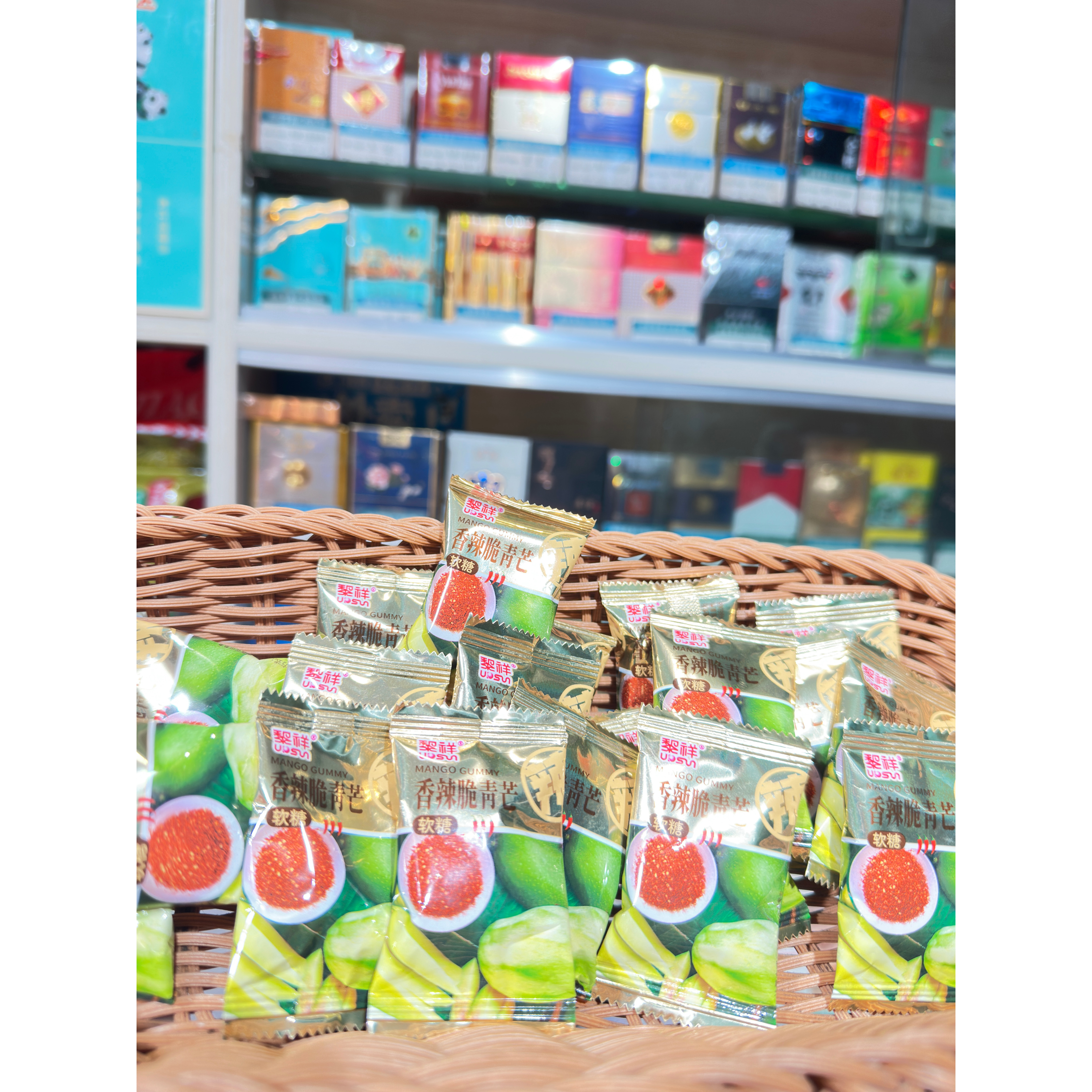 黎祥香辣脆青芒果糖果散装过年货春节招待糖办公室小吃零食