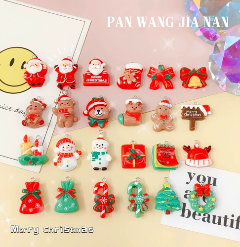 Рождественский мультяшный брелок для пожилых людей ручной работы, аксессуар, подарок на день рождения