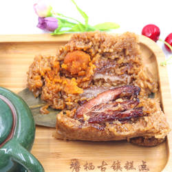 杭州特产现包塘栖古镇粽子五花大肉粽手工制作蛋黄大肉粽鲜肉粽