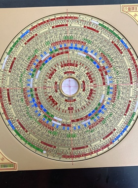 罗盘东定纯铜台湾东定罗盘