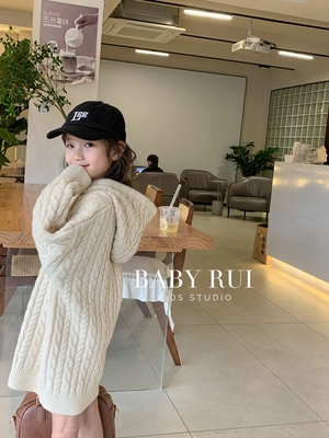 女童儿童包包冬季毛衣裙子针织衫