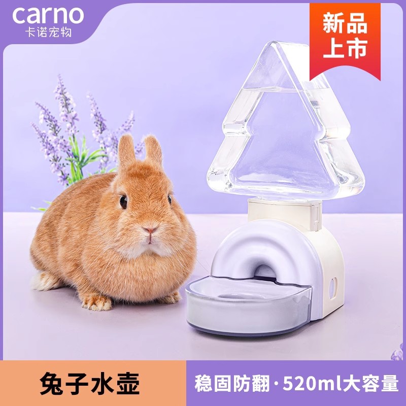 卡诺宠物小松树水壶饮水器水壶兔子龙猫小松鼠仓鼠芦丁鸡等可用