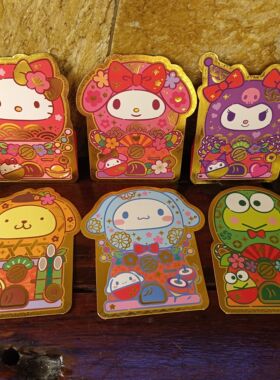 港版sanrio三丽鸥kitty双子星玉桂狗库洛米海怪贺年利是封红封包