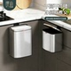 厨房垃圾桶壁挂式 高级感家用免弯腰卫生间厕所免打孔送粘钩小挂桶