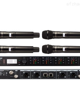SHURE 舒尔ULXD4Q+BATE87A 无线话筒麦克风一拖四手持/腰包 +UL