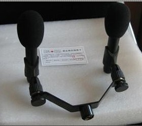 XUOKA C2专业话筒双支架立式话筒支架双头麦克风架录音