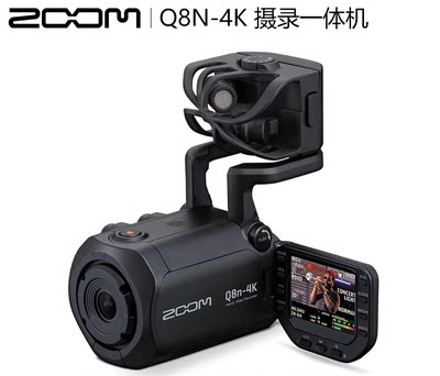 ZOOM Q8N-4K Q8N4K摄录一体机录音线单反摄像机高清4K