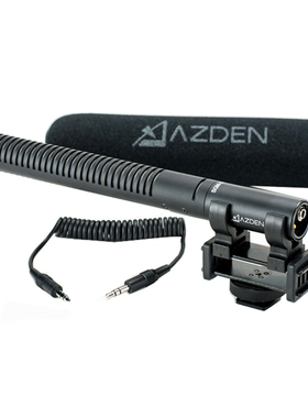 AZDEN 日本阿兹丹 SGM-DSLR超指向性话筒 单反相机使用麦克风