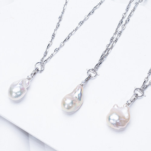 【白细胞片】猪鼻子套链天然淡水中巴洛克吊坠（多样性发货发一）