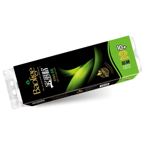 宝丽格森柔卷纸5层可湿水家用大卷正品原木有芯卷纸实惠装