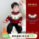 男童毛衣秋冬男宝宝红色针织衫 加绒婴儿衣服儿童周岁新年拜年礼服