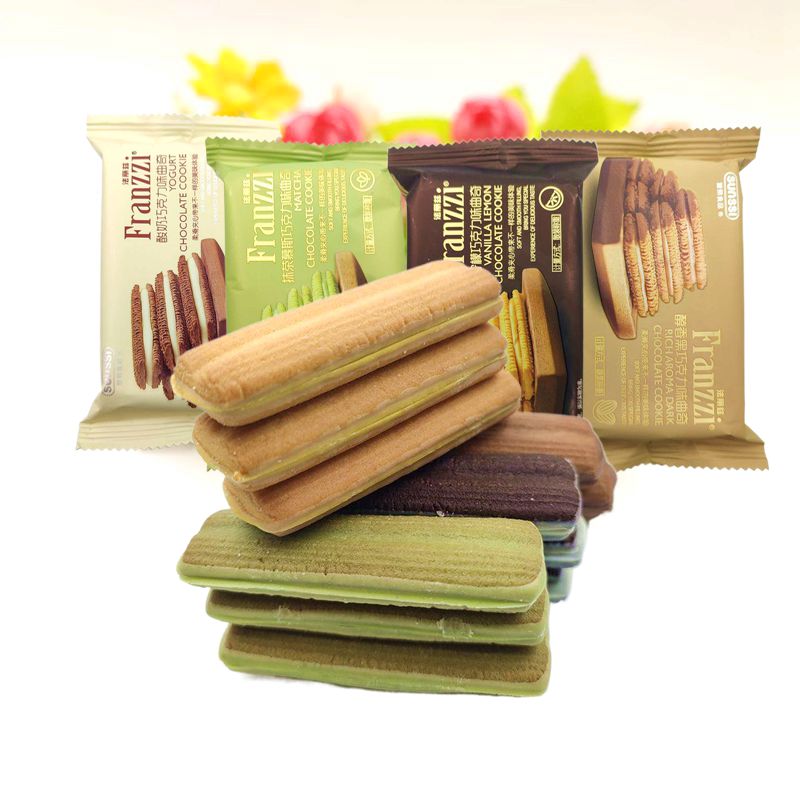 法丽兹曲奇饼干单独小包袋装1000g醇香酸奶抹茶巧克力香草小零食