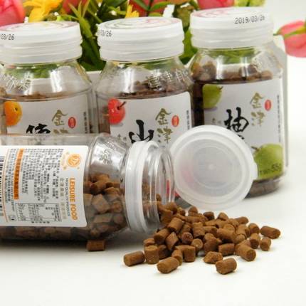 金津陈皮丹/山楂丹/柚子丹55g*12瓶/盒 开胃怀旧休闲小零食