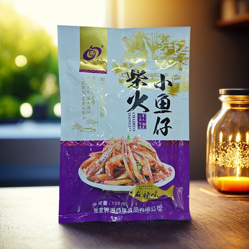 柴火小鱼仔小鱼干香麻辣小吃鱼休闲零食湖南张家界特产礼物八竿子