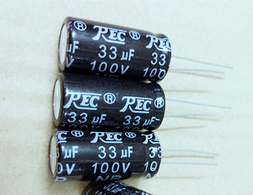 100V33UF 33UF100V全新原装音响分频 无极NP 电解电容 13*25