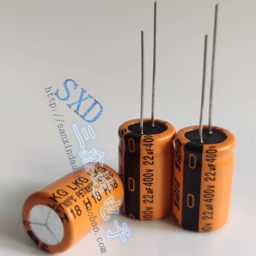 400V22UF 22UF400V全新原装LED开关电源直插电解电容13*20