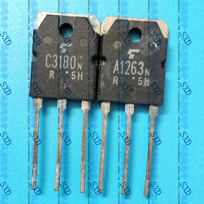 A1263N 2SA1263 C3180N 2SC3180N原装进口拆机功放配对管2.4元/对