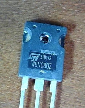 W8NA60 8N60 原装拆机场效应管测试好发货