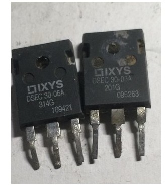 DSEC30-06A  DSEC30原装进口拆机TO-247快恢复整流管30A600V 测好