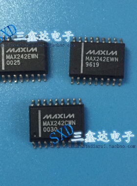 MAX242EWN MAX242进口拆机驱动/接收/收发器SOIC-18