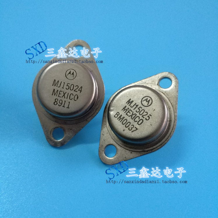 MJ15024 MJ15025原装拆机 金封音频发烧功放配对管 对32元