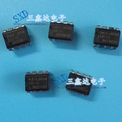 UPC811C C811C原装拆机 双路运算放大器 直插DIP8质量保证