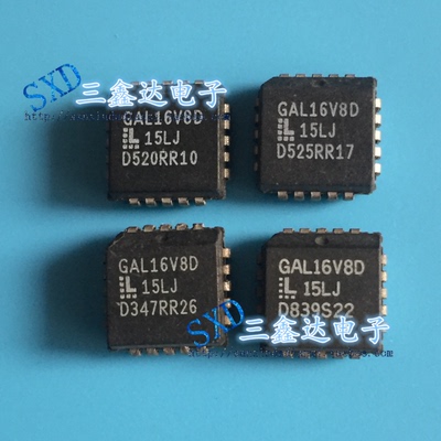 GAL16V8D  GAL16V8D-15LJN原装拆机 逻辑器件 GAL16V8D-15