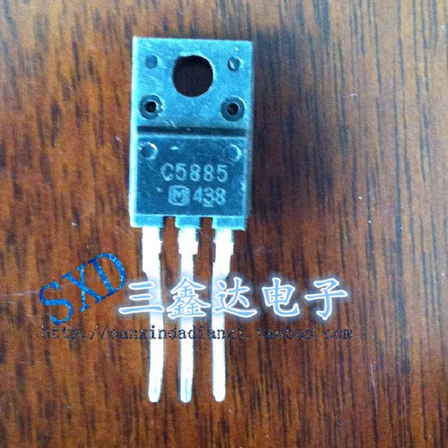 C5885 2SC5885 原装进口拆机TO-220 带阻尼三极管 测量好 可直拍