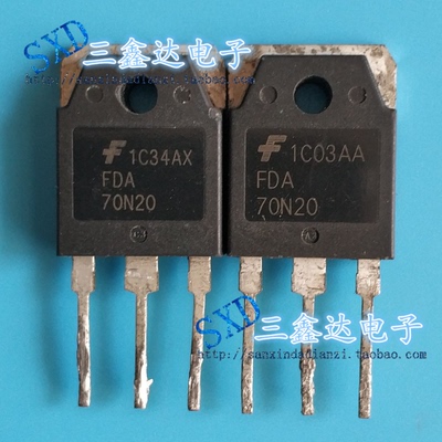 FDA70N20 70N20原装进口拆机 TO-247 MOS场效应管 70A200V可直拍