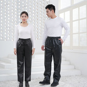 男防油防水工作裤 秋季 pu皮裤 屠宰水产劳保加厚骑行防风工作服正阳