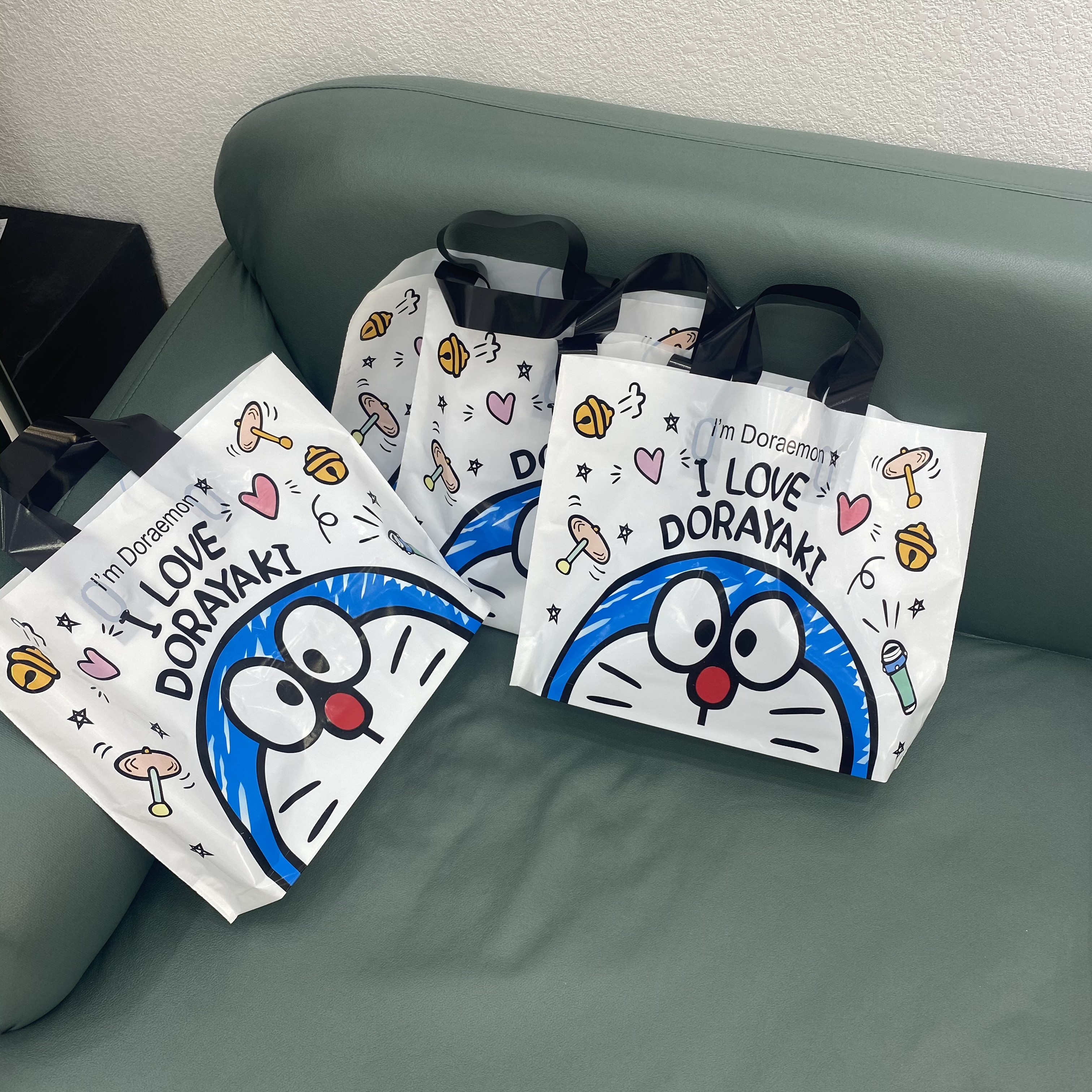 新款网红服装店手提袋衣服袋子塑料袋礼品袋购物袋卡通礼品饰品袋