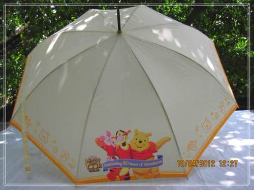 包邮正品迪士尼长柄雨伞