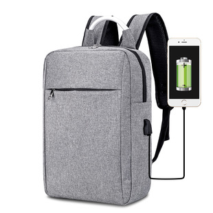 金属手提背包定制logo礼品双肩包商务电脑包可充电USB爆款 新款