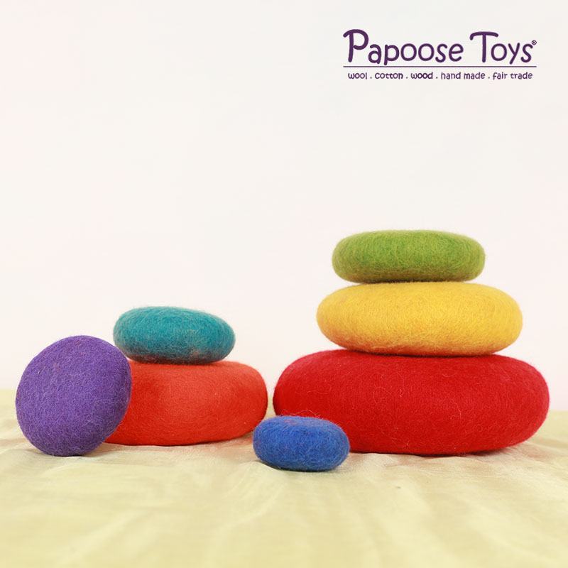 澳洲papoosetoys进口彩色叠叠乐