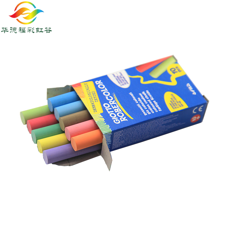德福彩虹意大利奇乐粉笔10支