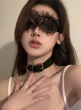 朋克choker皮颈圈项链