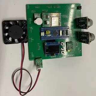 智能双探头烟雾报警器 自动排烟风扇 WIFI远程监控APP控制aaa