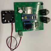 智能双探头烟雾报警器 自动排烟风扇 WIFI远程监控APP控制aaa