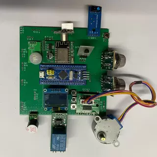 车载环境安全监测系统 智能温控空气检测自动通风WiFi报警装置aaa