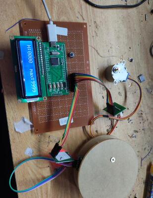 51单片机 hx711宠物称重自动喂食步进电机