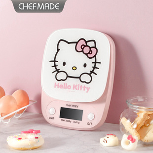 helloKitty猫电子秤烘焙专用精准厨房家用小型称克高精度去皮测量