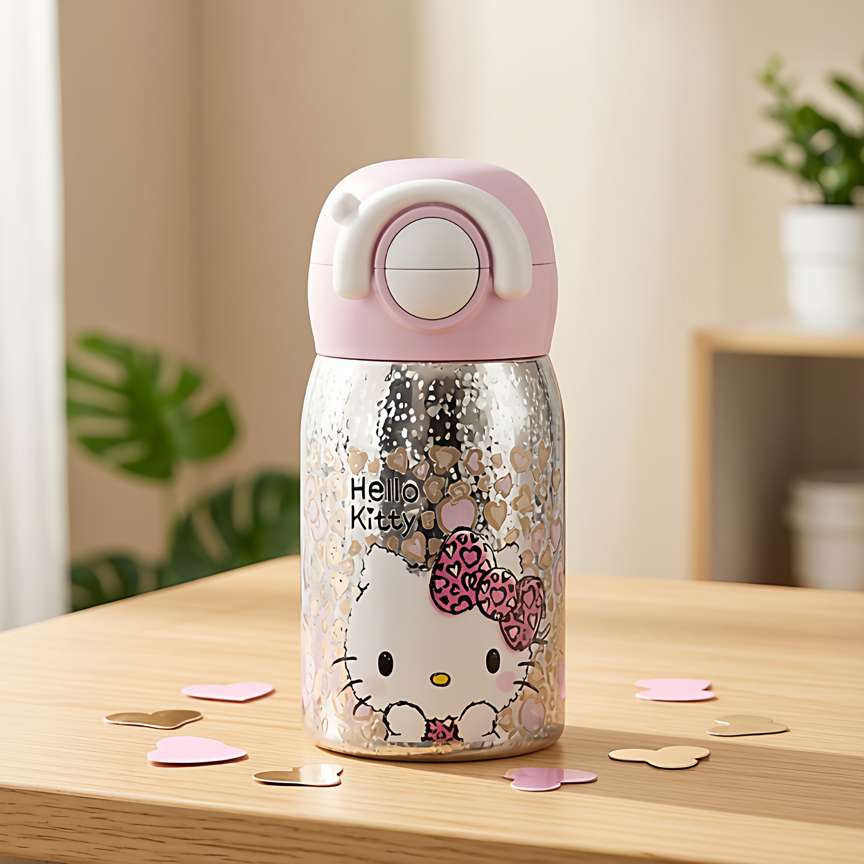 三丽鸥helloKitty联名纯钛迷你吸管保温杯礼盒生日礼物高颜值女kt,餐饮具,保冷/保温杯,淘宝优惠券,粉丝福利购,淘宝优惠卷