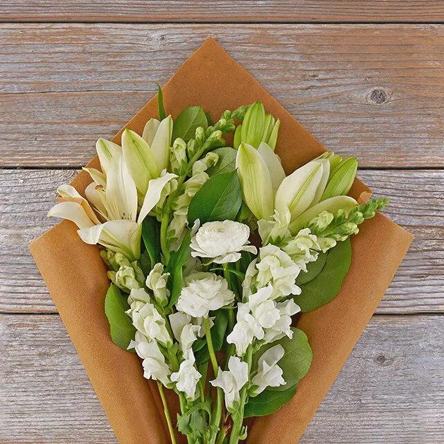 美国国际送花 拉斯维加斯同城花店配送 百合毛茛共12朵 搬家 祝贺