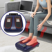 工厂直销跨境足疗机揉捏足部热敷发热滚动按摩仪理疗仪足疗仪