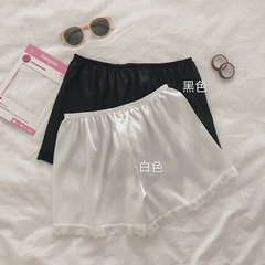 Real shot real price safety pants, light proof, women's loose lace edge, can wear leggings, Short Pajamas