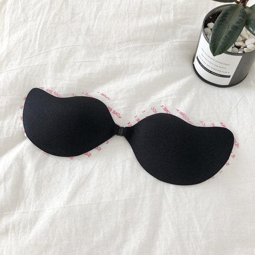 Real-price summer dress Korean version silicone invisible bra small breast gathered on the upper support anti-skid breast sticker