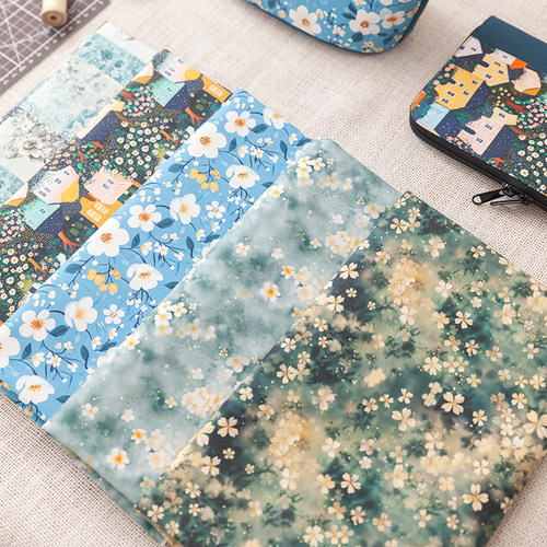 高品质全棉8安印花细帆布 A27 手工diy布料 布艺手作包包抱枕面料