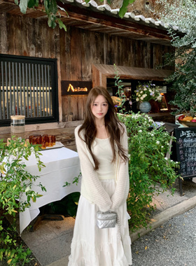 清仓特价 柔软马海毛针织开衫女2025秋装新款百搭毛衣外套上衣