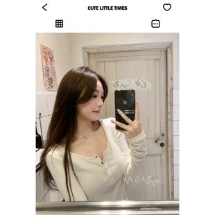 cleanfit打底衫 高级感法式 女长袖 新款 小上衣 T恤春秋2025秋季 BBen