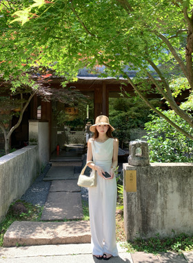 清仓特价 简奢气质 设计感不规则收腰无袖小衫上衣女2025夏季新款